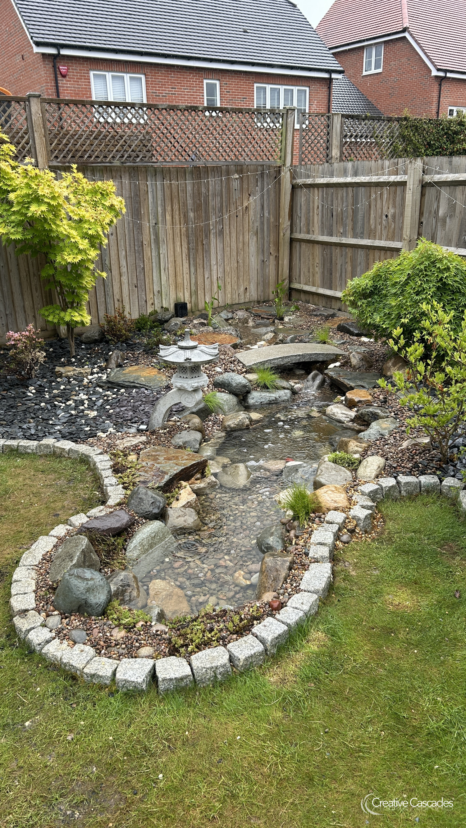 Stream built in 2026  - Landscaping and Water Features -  Creative Cascades