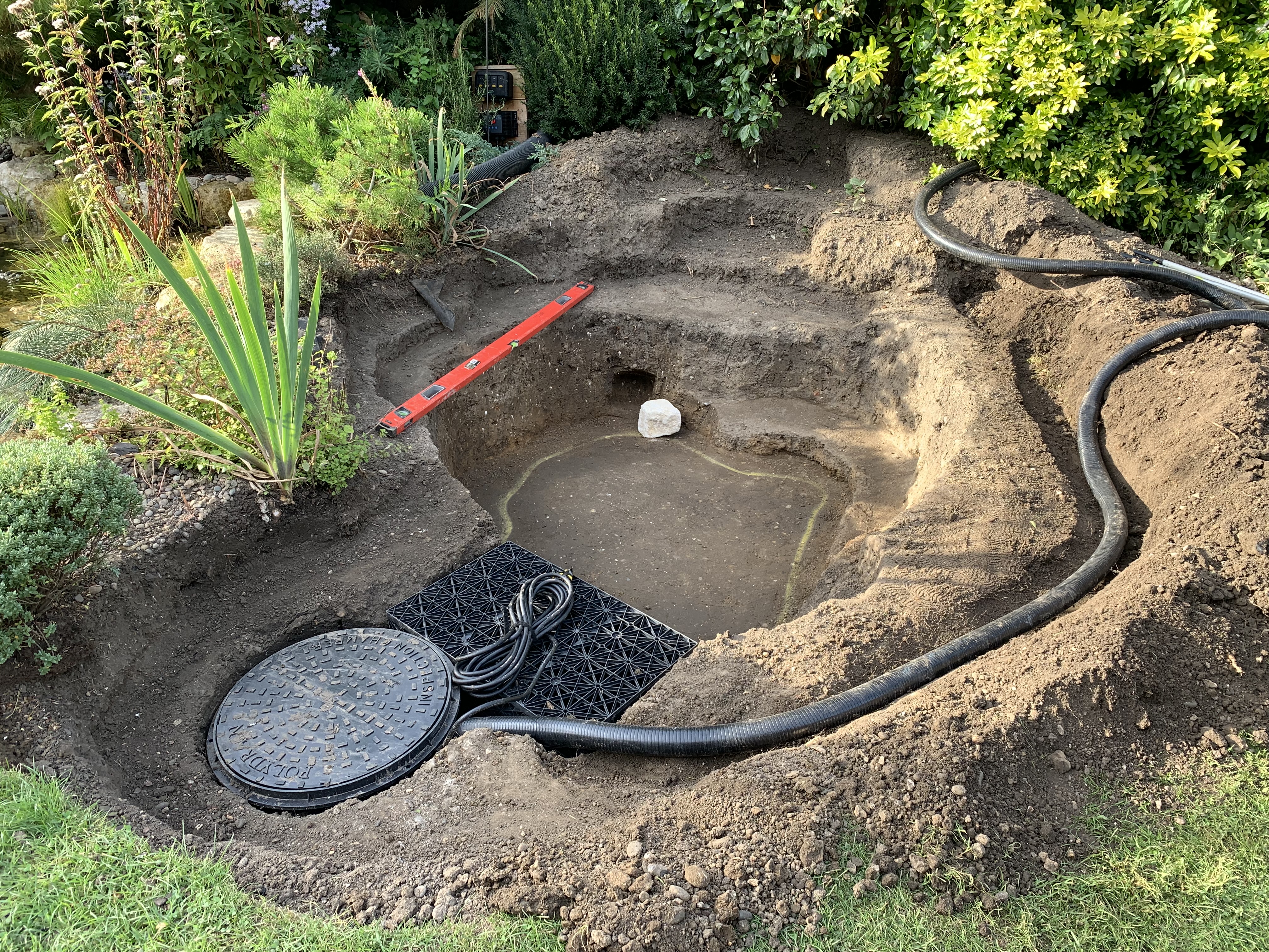 our pond dig